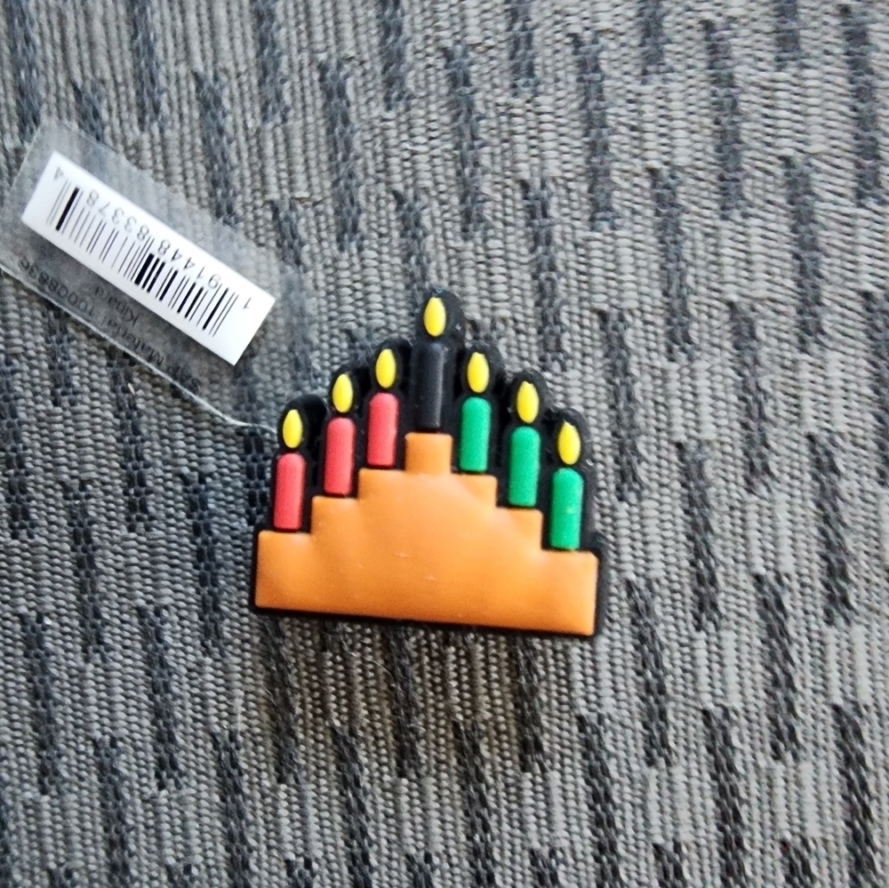 Jibbitz Kinara Kwanzaa Shoe Charm